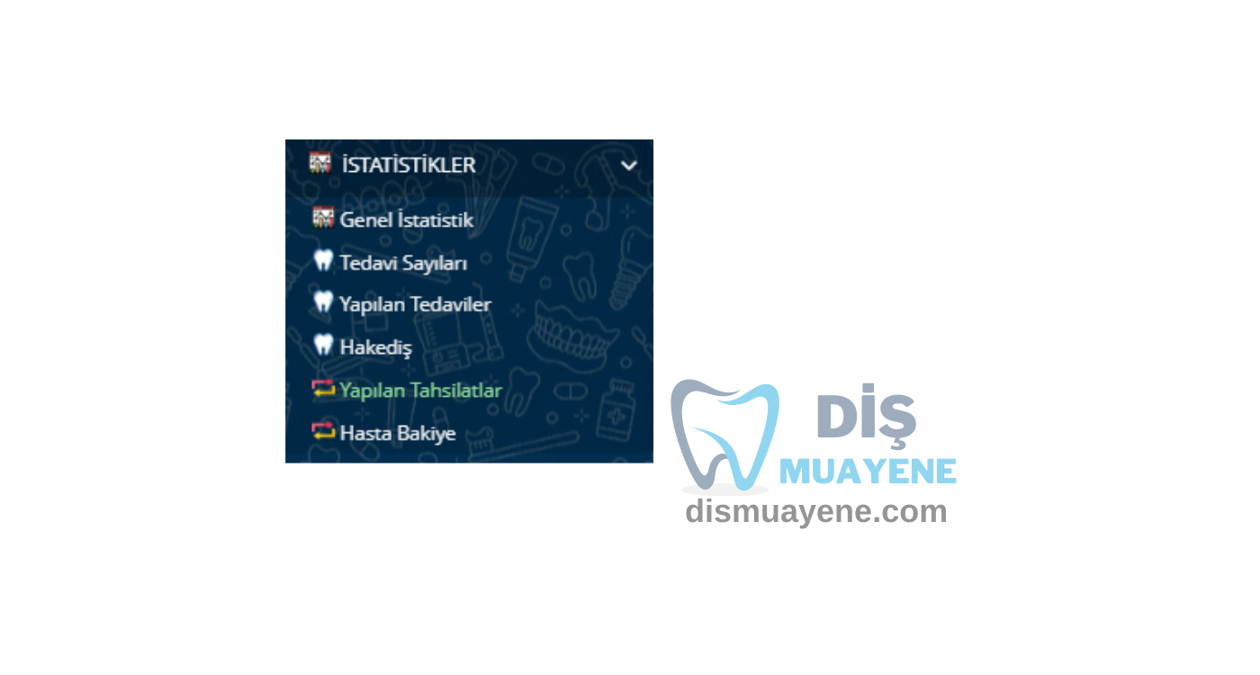 İstatistikler Menüsü İstatistikler Menüsü